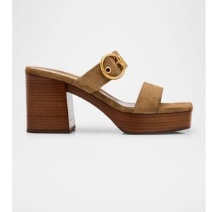 Gianvito Rossi dual band suede sandals